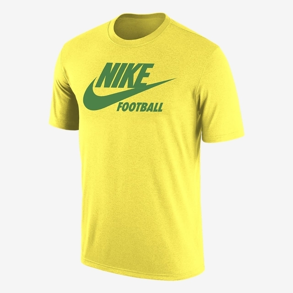 Yellow Nike Men's Football Dri-FIT t-shirt Size M
